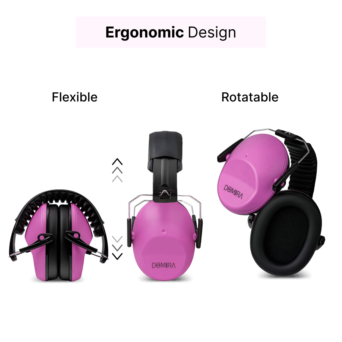 Kids Noise-Cancelling Earmuffs -Pink– Adjustable, Comfortable & Soundproof Kids Noise-Cancelling Earmuffs -Pink– Adjustable, Comfortable & Soundproof